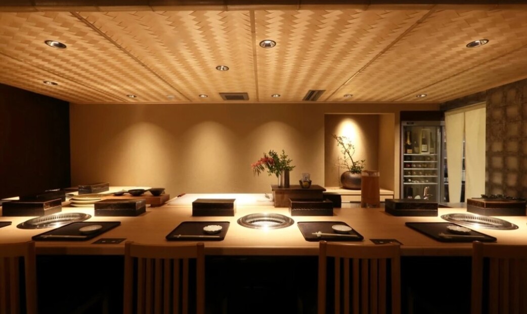 銀座燒肉hasegawa店內