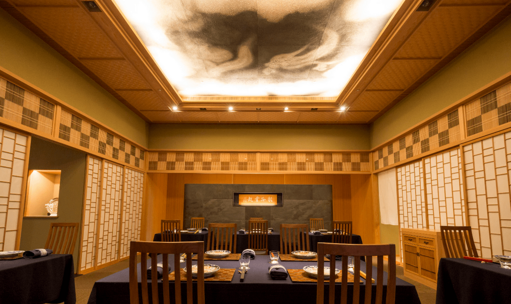 東京銀座日本料理推薦龍吟的餐廳環境