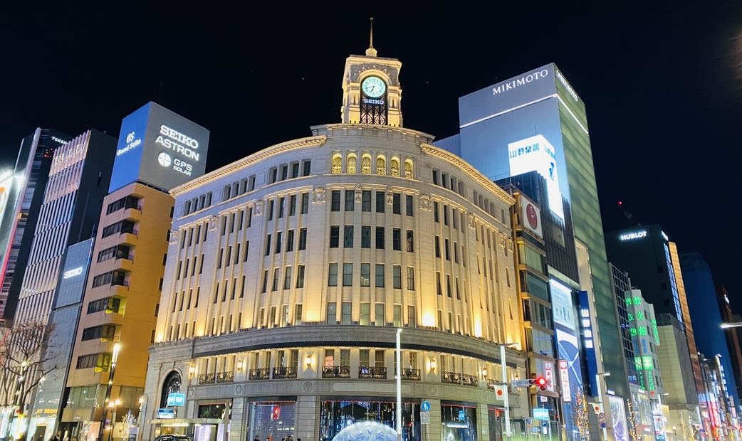 銀座是國際精品進駐的街區